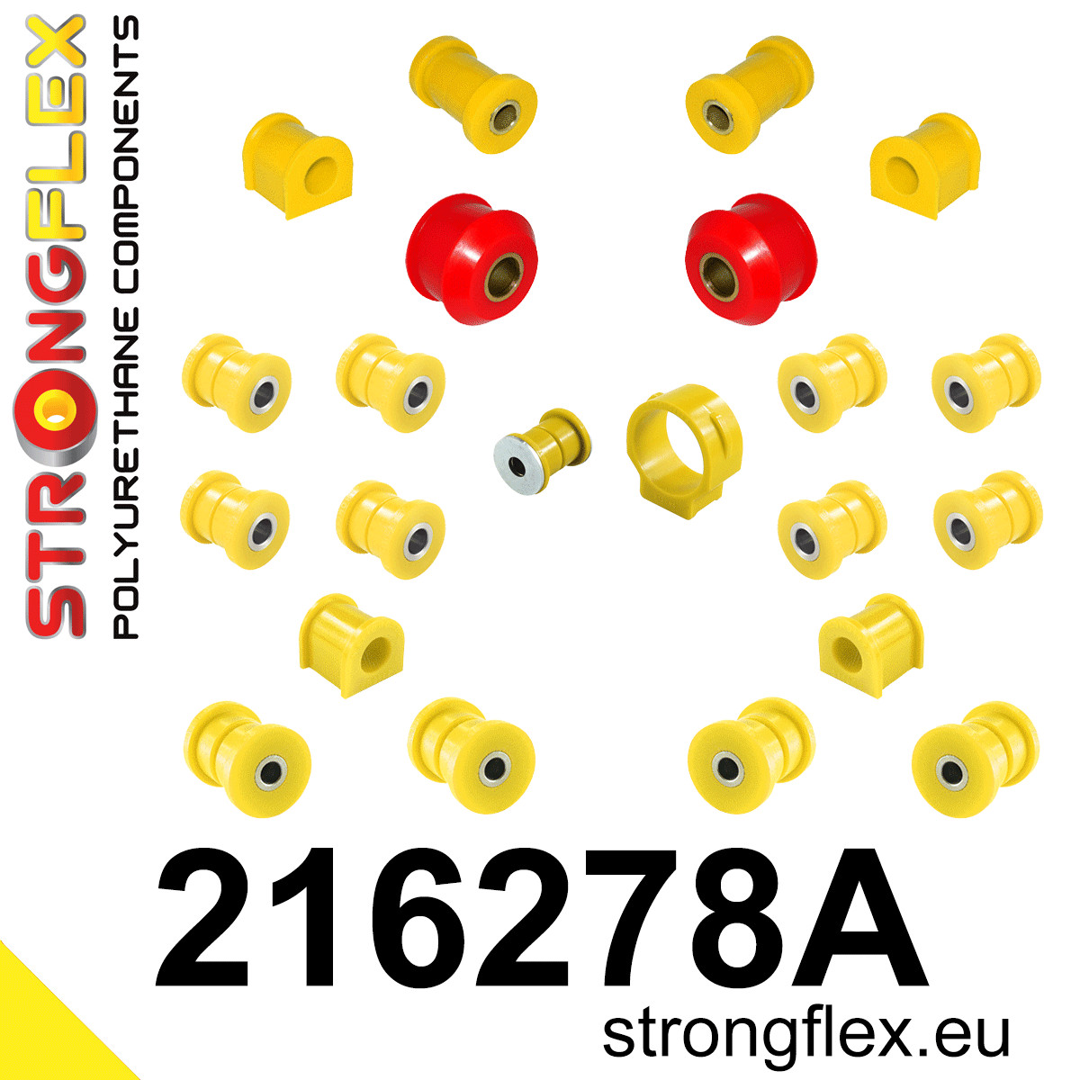 216278A: Full suspension bush kit SPORT