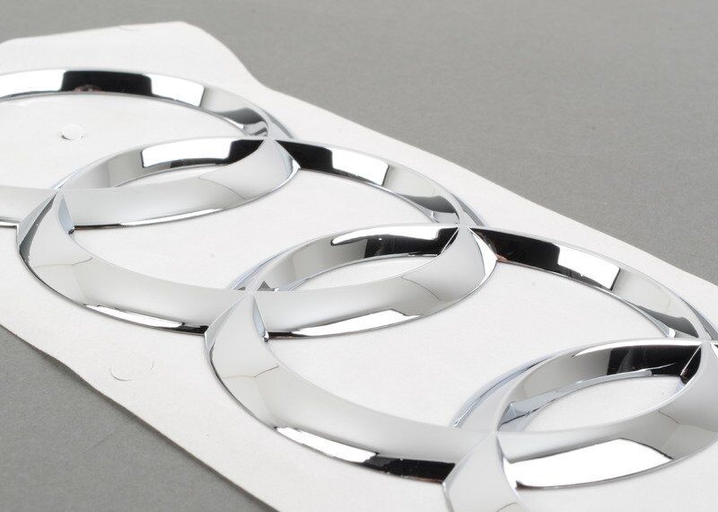 NEW GENUINE AUDI Q7 16-19 REAR TRUNK BOOT CHROME AUDI EMBLEM BADGE 4M08537422ZZ - Image 3