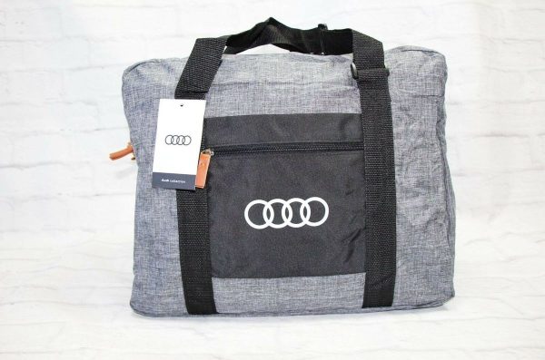 Genuine Audi Foldable Carry Bag/ Handbag. Light Grey. 40 liters - Image 3