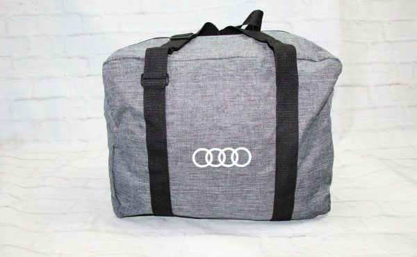 Genuine Audi Foldable Carry Bag/ Handbag. Light Grey. 40 liters - Image 4