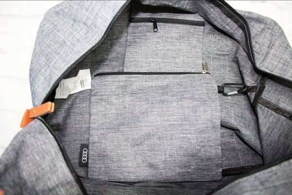 Genuine Audi Foldable Carry Bag/ Handbag. Light Grey. 40 liters - Image 6