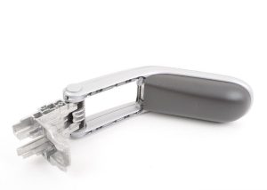 MINI NEW GENUINE R55 R56 R57 TILL 2010/08 CENTER ARMREST BASE SILVER / BLACK 51169185114
