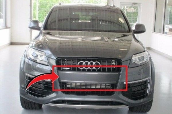 NEW GENUINE AUDI Q7 FRONT BUMPER LICENCE PLATE FILLER 4L0807287AT94 - Image 2