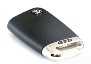 NEW GENUINE VW GOLF MK7 2013-2016 GTD LOGO KEY TOP CAP CHROME 5G0959893AFOD