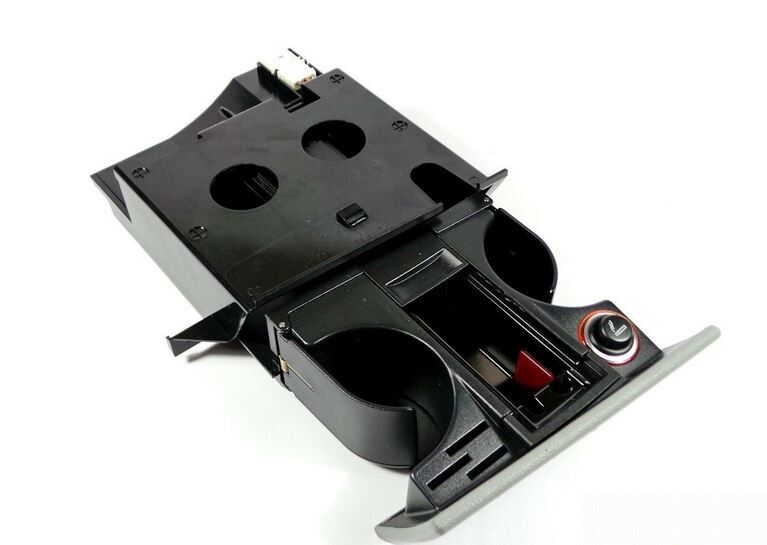 NEW GENUINE VW T5 TRANSPORTER 08-16 ASHTRAY CUP HOLDER GREY LHD 7H1857301 30T