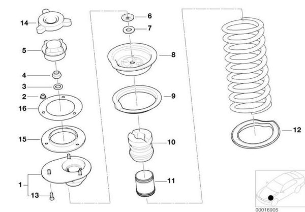 New Genuine Original BMW Washer-gasket 31331094288 - Image 2