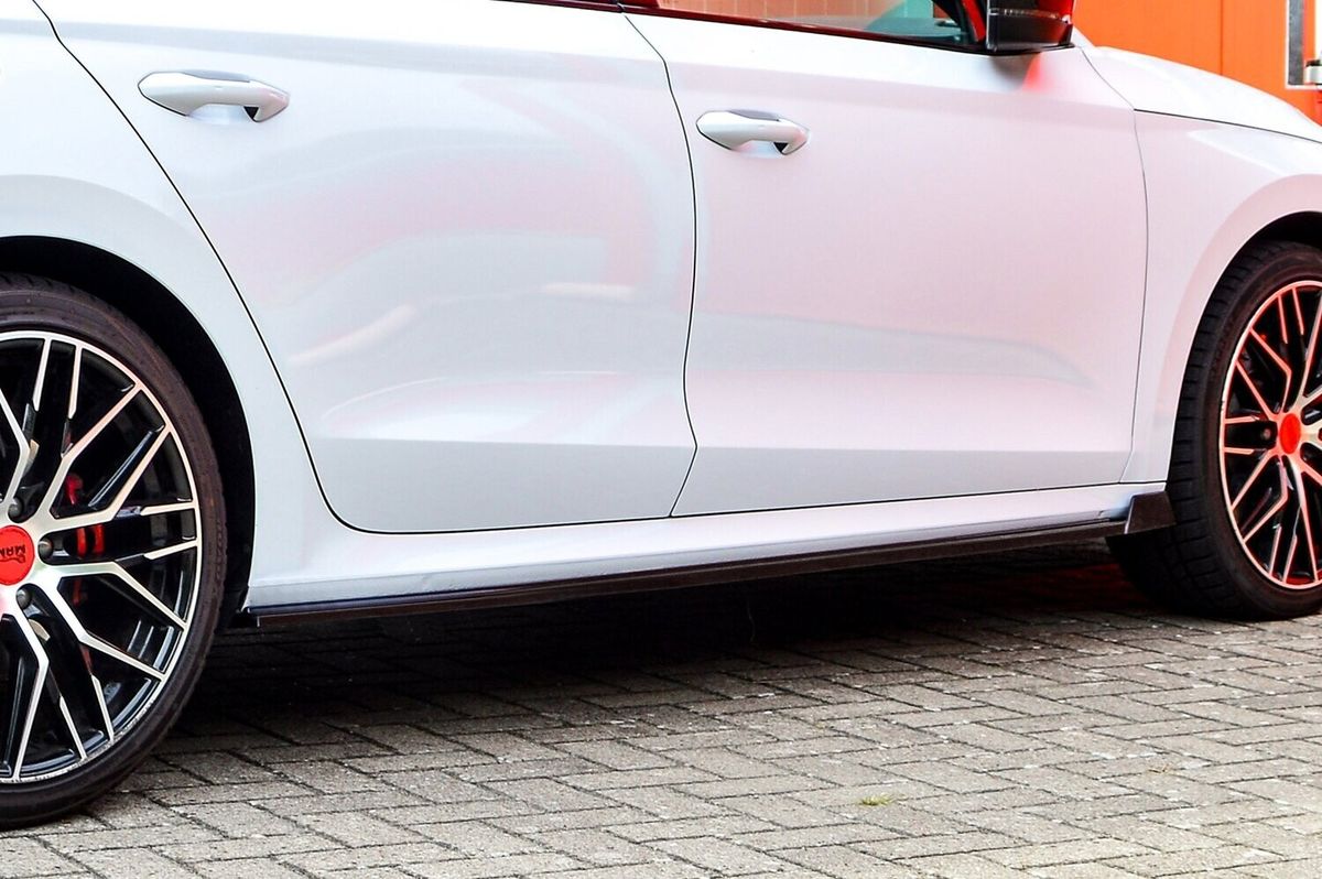 Performance Side skirts addons / Blades / diffusers / sill covers with Wing For Skoda Octavia RS NX 2020+ - Image 2