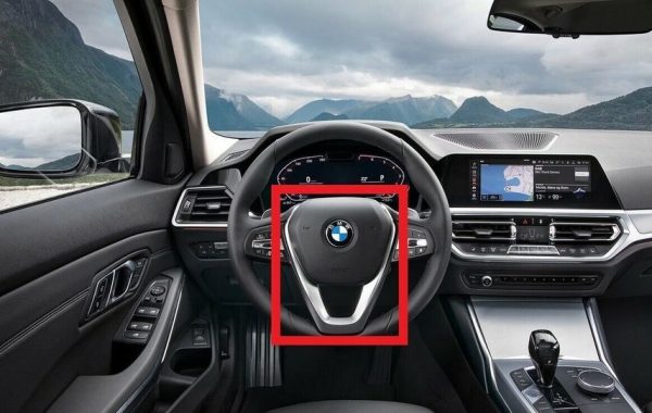 NEW GENUINE BMW 3 SERIES G20 G21 STEERING WHEEL DECOR TRIM 32307950712 - Image 2