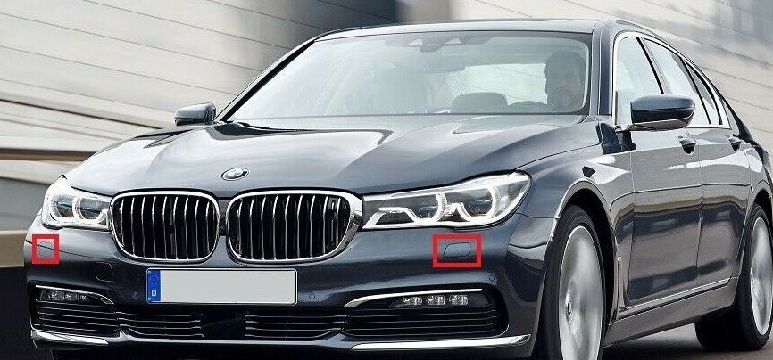 NEW GENUINE BMW 7 SERIES G11 G12 HEADLIGHT WASHER COVER CAP PAIR SET LEFT RIGHT - Image 2