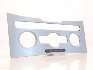 NEW GENUINE VW PASSAT B7 HEATER CONTROL SURROUND TRIM ALUMINIUM BRUSHED 3C8863082ASOC