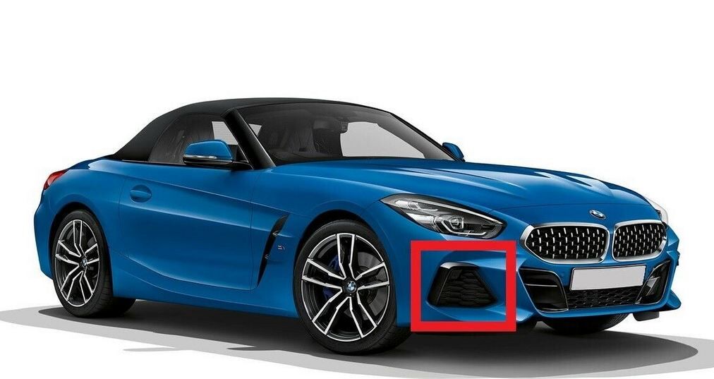 NEW GENUINE BMW Z4 G29 FRONT M SPORT BUMPER LOWER GRILL RIGHT O/S 51118069772 - Image 2