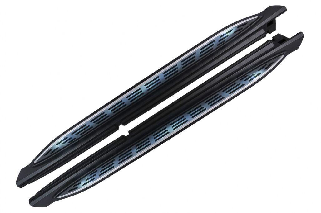 Running Boards Side Steps suitable for Mercedes GLE W167 (2019-up) with LED Courtesy Light - Image 2