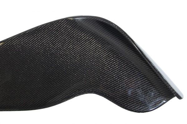 Universal Front Bumper Lip Spoiler Add On Extension Splitters Real Carbon - Image 5