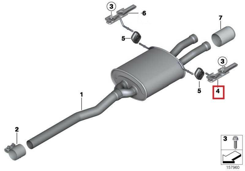 NEW MINI GENUINE R56 R57 R58 R59 S JCW REAR MUFFLER BRACKET LEFT N/S 18302755167 - Image 2