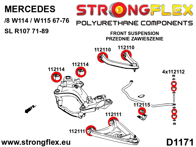 112114B: Front subframe bush - Image 2