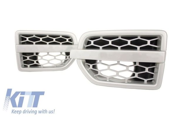 Side Vents  suitable for Land ROVER Range ROVER Discovery IV (2010-up) Silver Autobiography Design