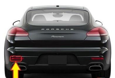 NEW GENUINE PORSCHE PANAMERA 14-16 REAR BUMPER OUTER REFLECTOR LEFT N/S 97063148701 - Image 3