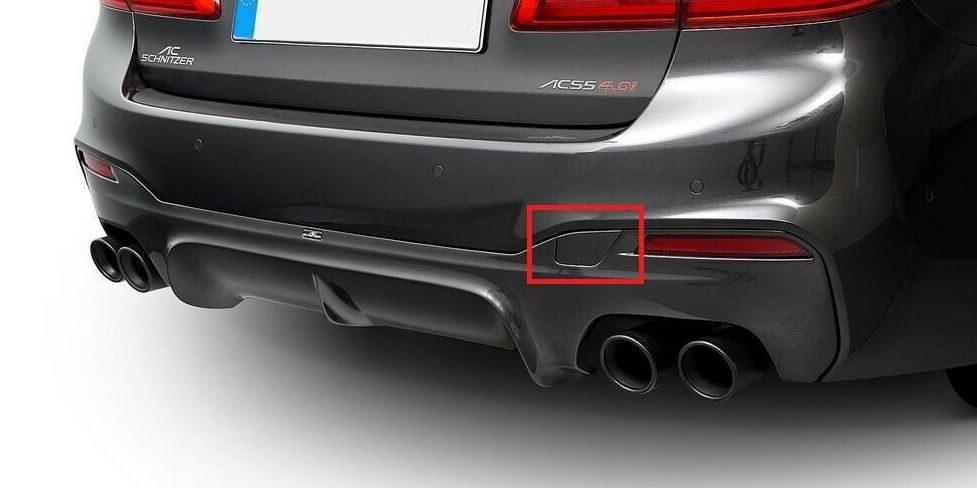 NEW GENUINE BMW 5 SERIES G30 G31 REAR M SPORT BUMPER TOW HOOK COVER CAP 51128064713 - Image 2