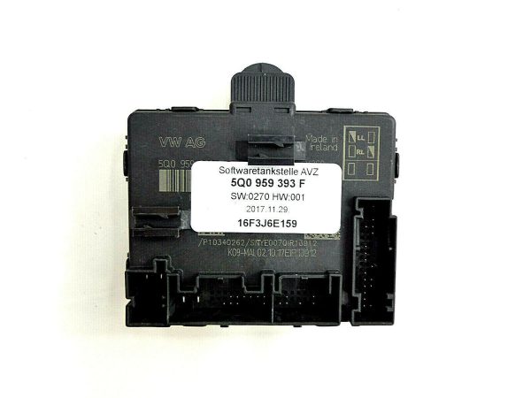 NEW GENUINE AUDI VW DRIVER SIDE FRONT DOOR CONTROL UNIT 5Q0959393F - Image 3