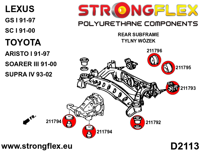 211792B: Rear subframe - front bush - Image 2