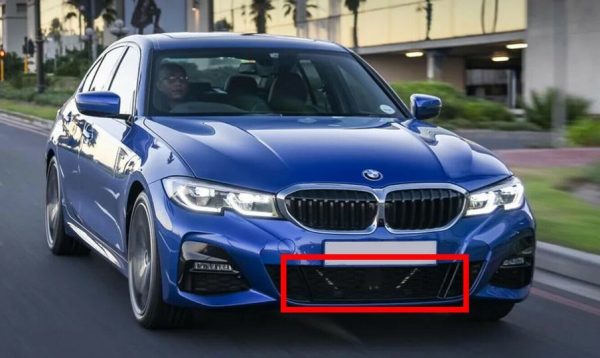 NEW GENUINE BMW G20 FRONT M BUMPER LOWER CENTER GRILL WITHOUT A HOLE FOR ACC 51118069367 - Image 2