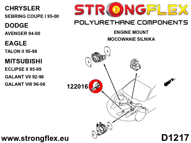 122016B: Front engine mount – lower - Image 2