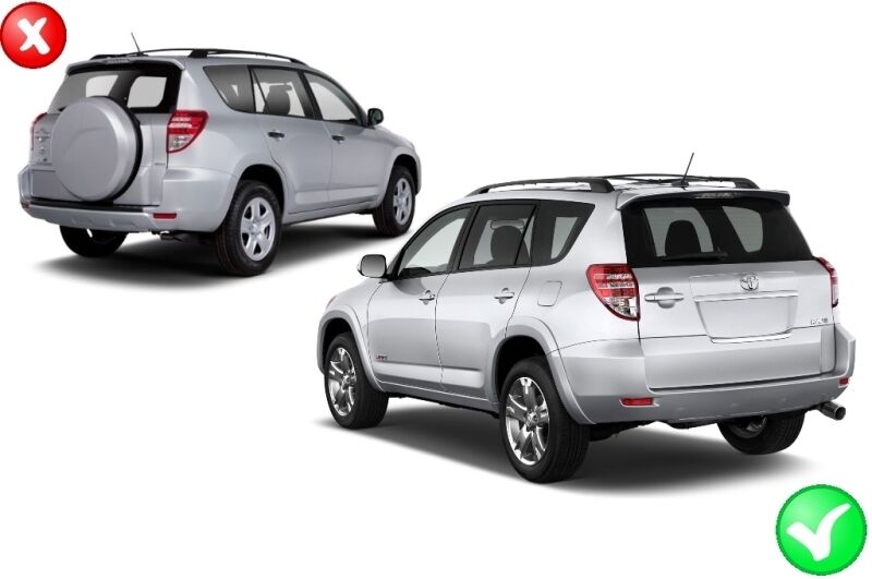 Running Boards Side Steps suitable for TOYOTA RAV4 (XA30) (2009-2012) OEM Design - Image 6