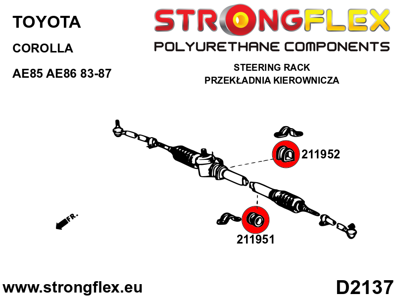 211951B: Steering rack bush - Image 2