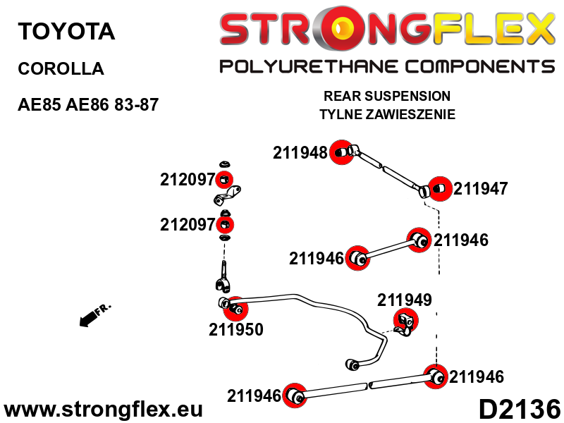 211946B: Rear arm bush - Image 2