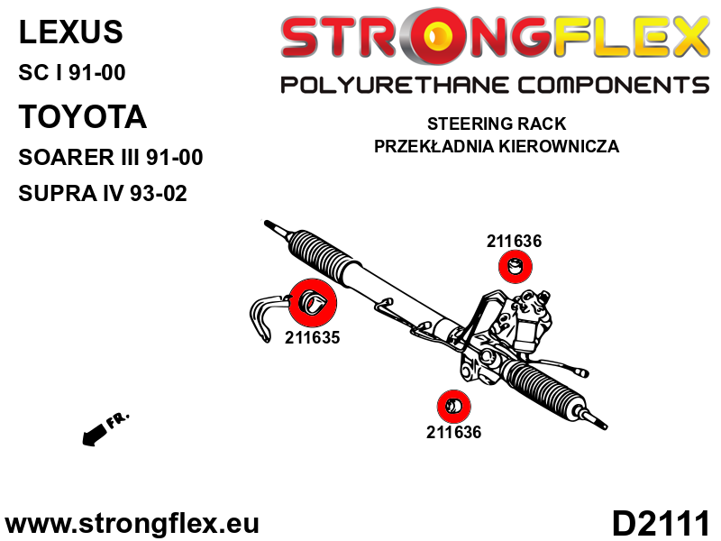 211636B: Steering rack mount bush - Image 2