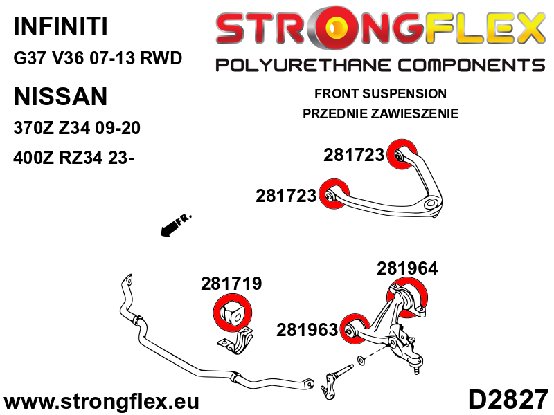 281964B: Front lower arm - rear bush - Image 2