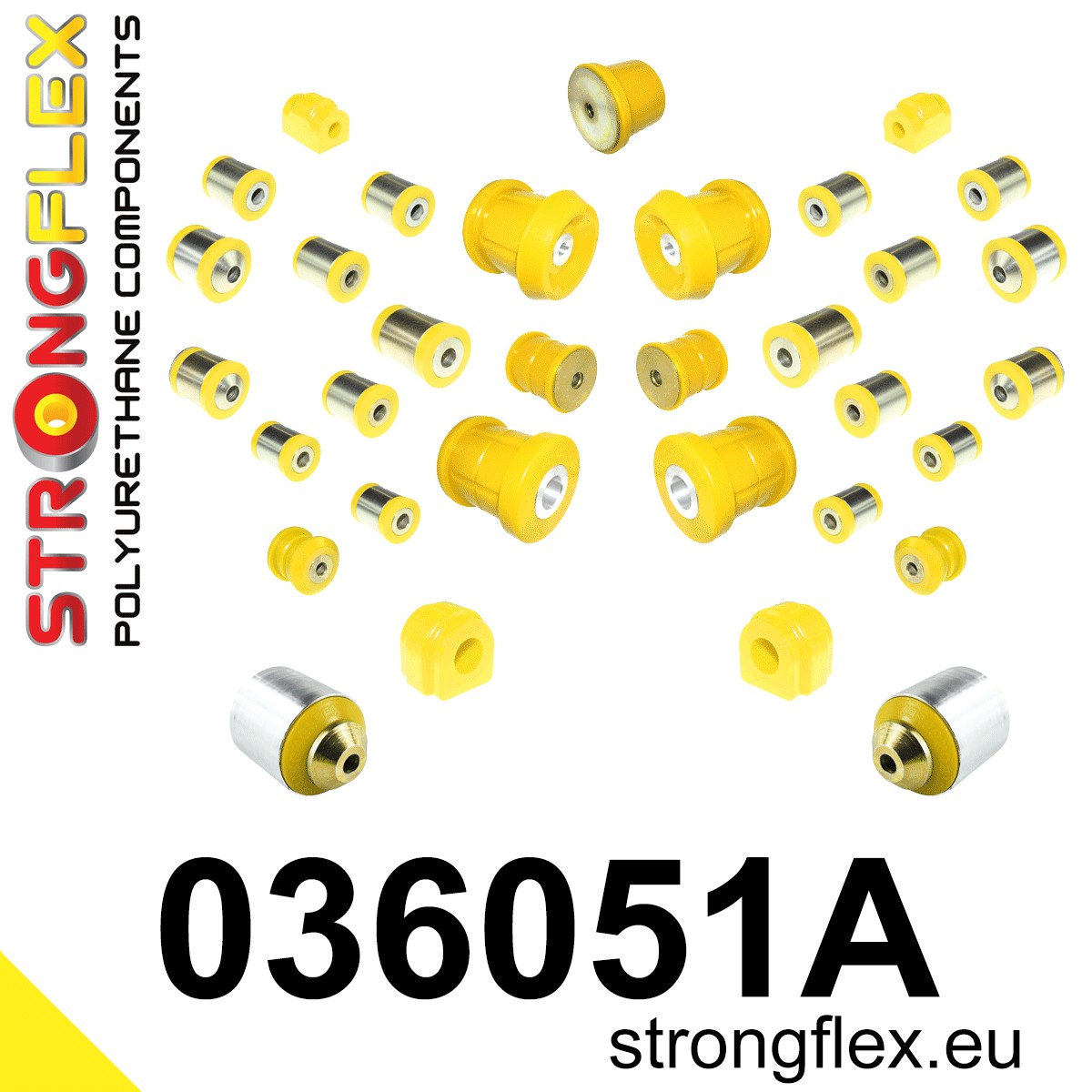 036051A: Full suspension bush kit SPORT