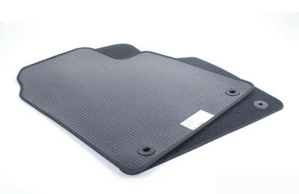 NEW GENUINE AUDI TT 1999-2006 FRONT BLACK TEXTILE FLOOR MATS LHD 8N1061232EB29G - Image 2