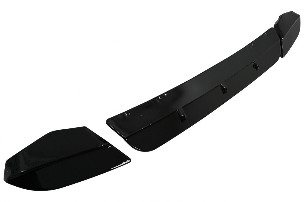 Front Bumper Spoiler Lip suitable for BMW X4 G02 (2018-Up) Piano Black - Image 4