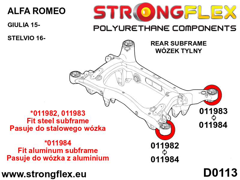 011983A: Rear subframe - front bush SPORT - Image 2