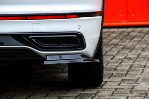 Black Gloss Performance Rear Bumper Side Flaps / Splitters For VW Tiguan 2 AD12021-2024