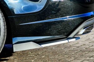 Performance Rear Bumper Side Flaps / Splitters For Audi A7 C7 4G Facelift 14-18