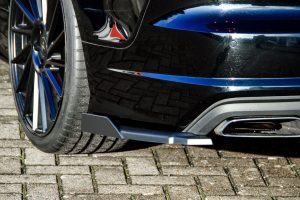 Performance Rear Bumper Side Flaps / Splitters For Audi A7 C7 4G Facelift 14-18