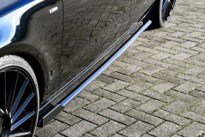 Performance Side skirts addons / Blades / diffusers / sill covers with Wing For  Audi A7 C7 4G Facelift 14-18