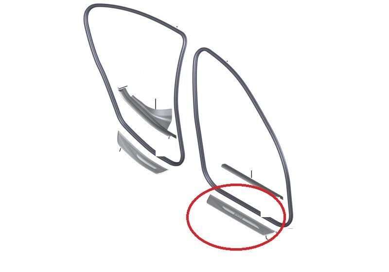 BMW GENUINE NEW 5 F10 F11 FRONT LEFT DOOR SILL ENTRANCE COVER N/S 51477203601 - Image 2