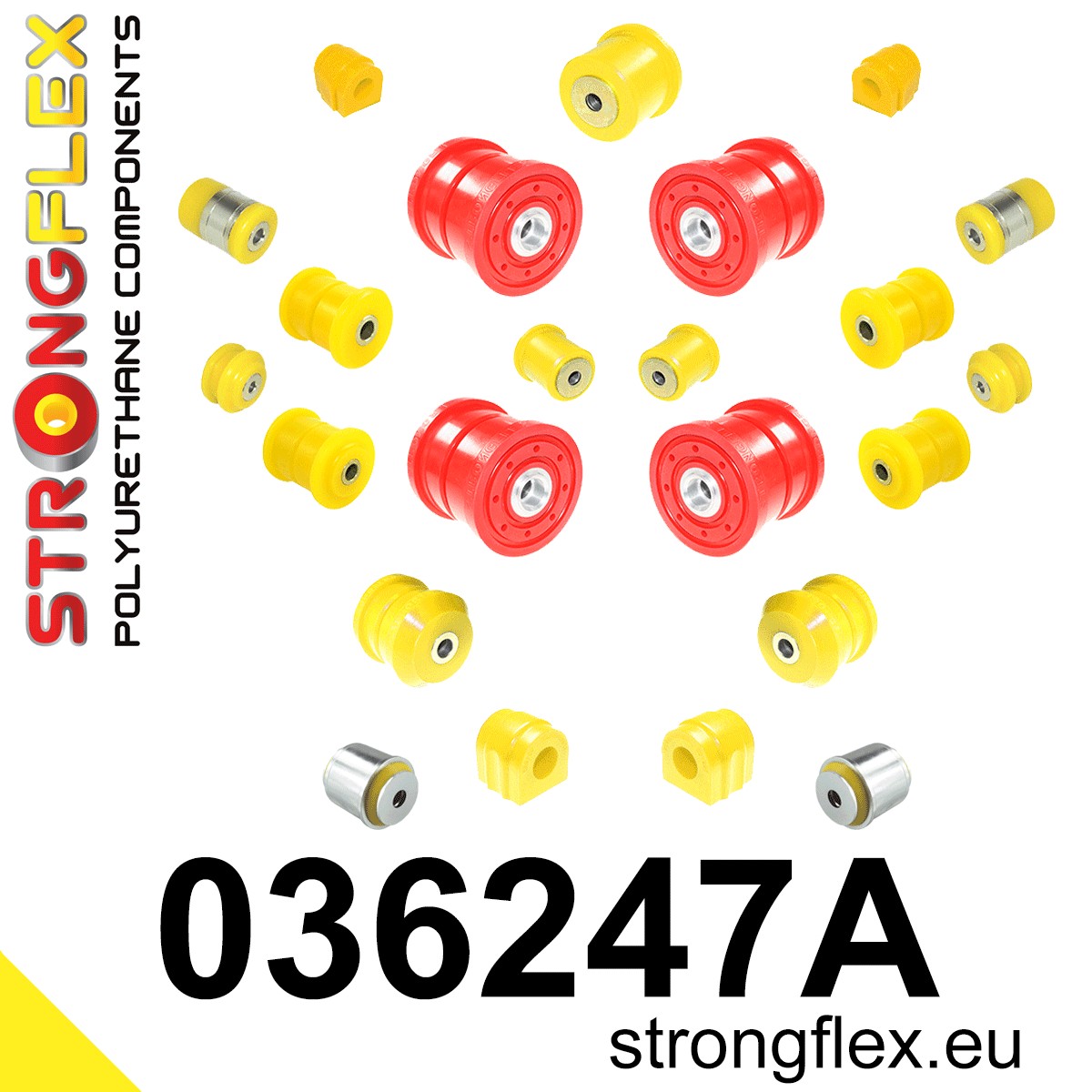 036247A: Full suspension polyurethane bush kit SPORT