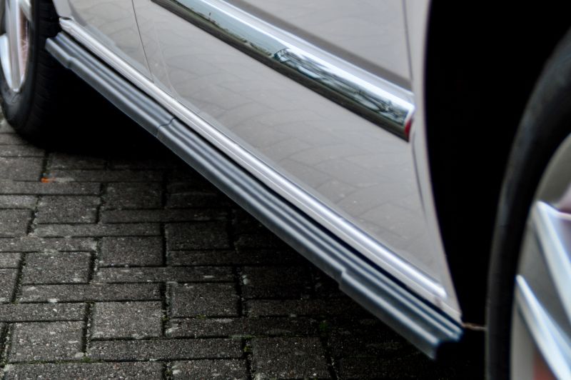 Black Gloss Performance Side skirts addons / Blades / diffusers / sill covers For VW Bus T5 2003-2009 - Image 3