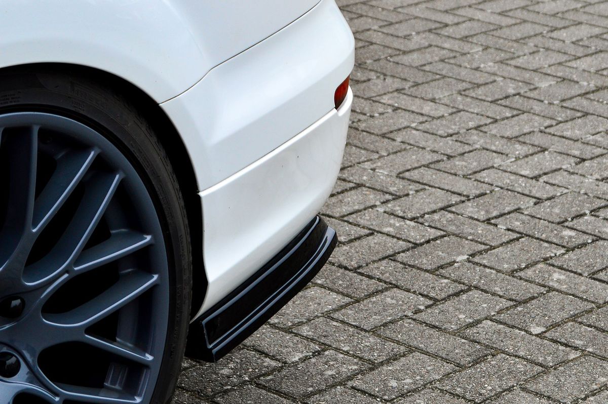 Black Gloss Performance Rear Bumper Side Flaps / Splitters For Audi Q7 4L 09-15 - Image 3