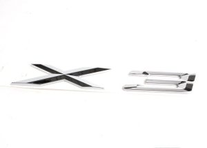BMW NEW GENUINE E83 SERIES X3 04-11 LIFTGATE TAILGATE HATCH X3 EMBLEM 51143330132
