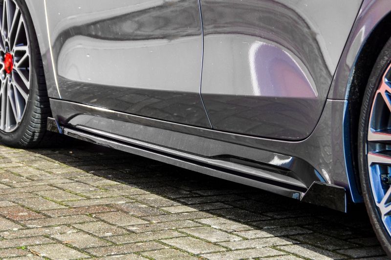 Performance Side skirts addons / Blades / diffusers / sill covers with Wing For Kia Pro Ceed 2018+ - Image 3