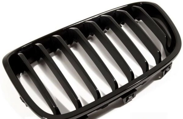 NEW GENUINE BMW 1 M PERFORMANCE FRONT BUMPER RIGHT LEFT KIDNEY GRILL BLACK - Image 3