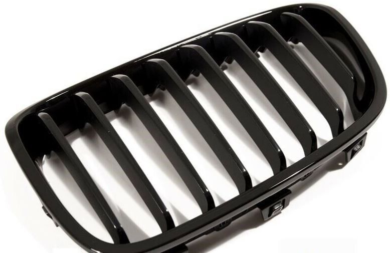 NEW GENUINE BMW 1 M PERFORMANCE FRONT BUMPER RIGHT LEFT KIDNEY GRILL BLACK - Image 3