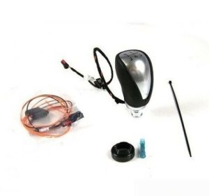 NEW GENUINE FORD FIESTA 08-12 BLACK LEATHER ILLUMINATED GEAR LEVER KNOB 1580939