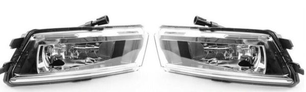 NEW VOLKSWAGEN VW PASSAT B8 FRONT HALOGEN FOG LIGHT ASSEMBLY PAIR SET N/S + O/S - Image 3