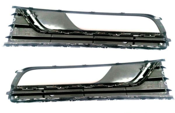 NEW GENUINE VOLKSWAGEN VW PASSAT B7 FRONT CHROME BUMPER GRILLE PAIR SET N/S+O/S - Image 4